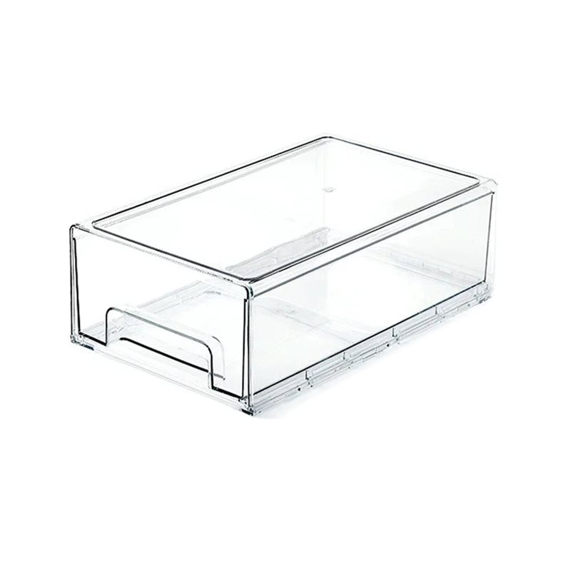 Face Mask Storage Box - AB42-กล่องจัดเก็บของใช้ในบ้านอเนกประสงค์ ดีไซน์แบบใส ดึงออกได้ สำหรับจัดระเบียบบนโต๊ะ เหมาะสำหรับจัดเก็บเครื่องเขียนและหน้ากากอนามัย