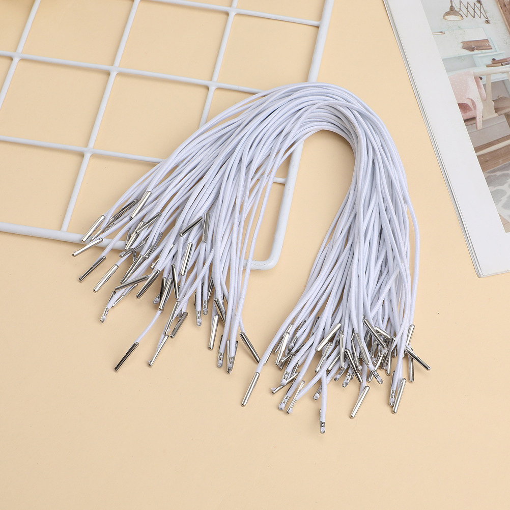 เชือกยางยืดมีปลายโลหะ 200 ชิ้น - Mask Lanyard Adjustable บทวิจารณ์และราคา