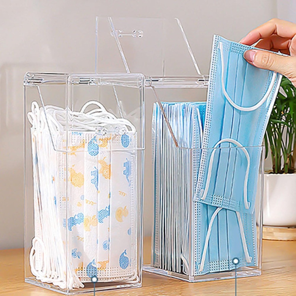 กล่องเก็บหน้ากากแบบมีฝาปิด ป้อ - Face Mask Storage Box บทวิจารณ์และราคา