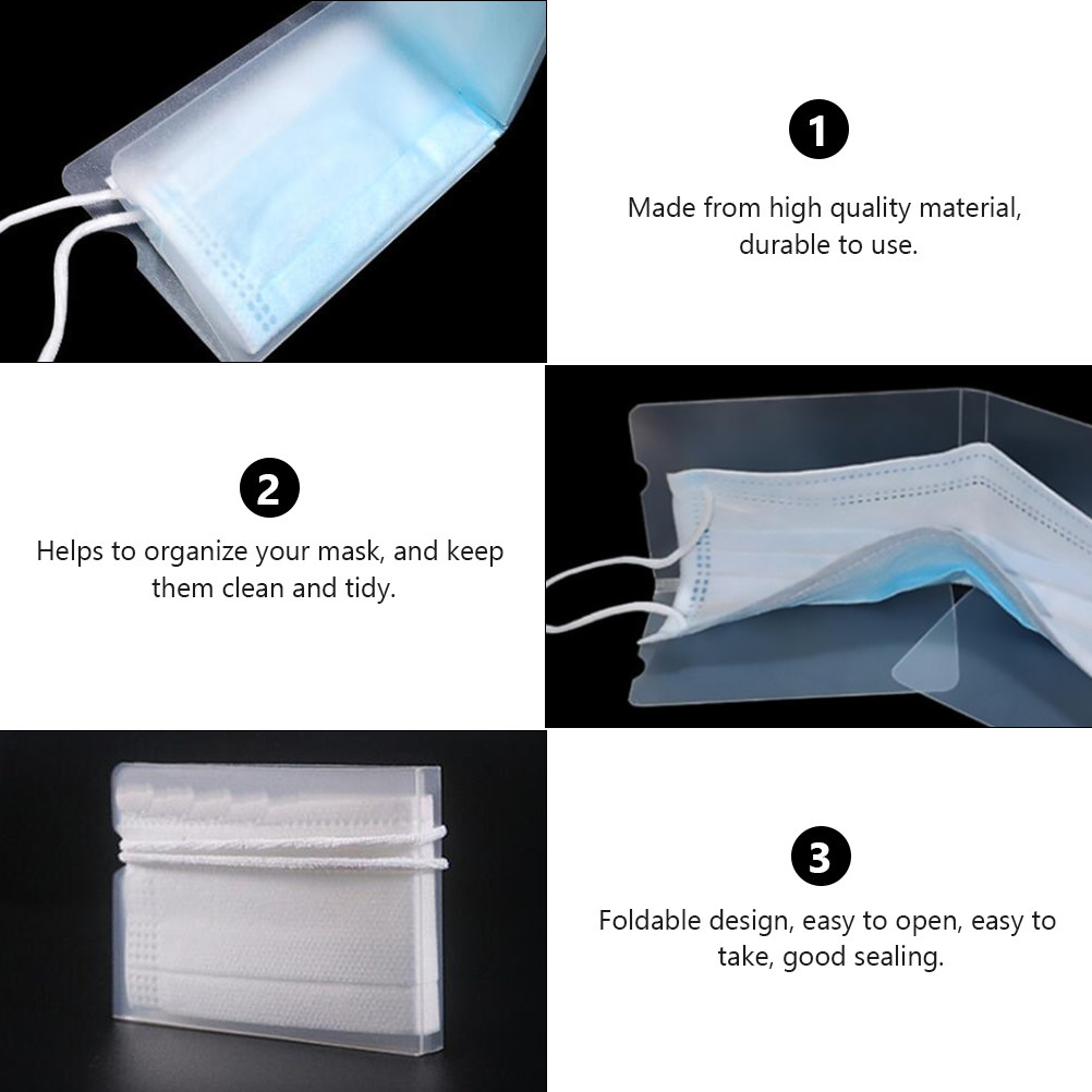 กล่องเก็บหน้ากากอนามัย PP เป็น - Face Mask Storage Box บทวิจารณ์และราคา