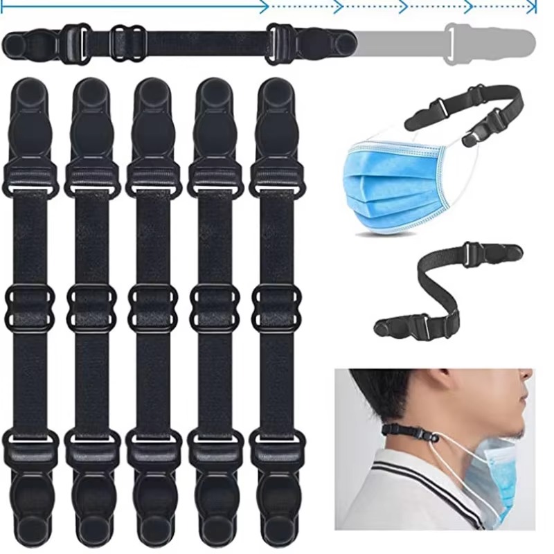 5PC ปรับหน้ากากขยายผ้าพันแผลหน - Mask Lanyard Adjustable บทวิจารณ์และราคา